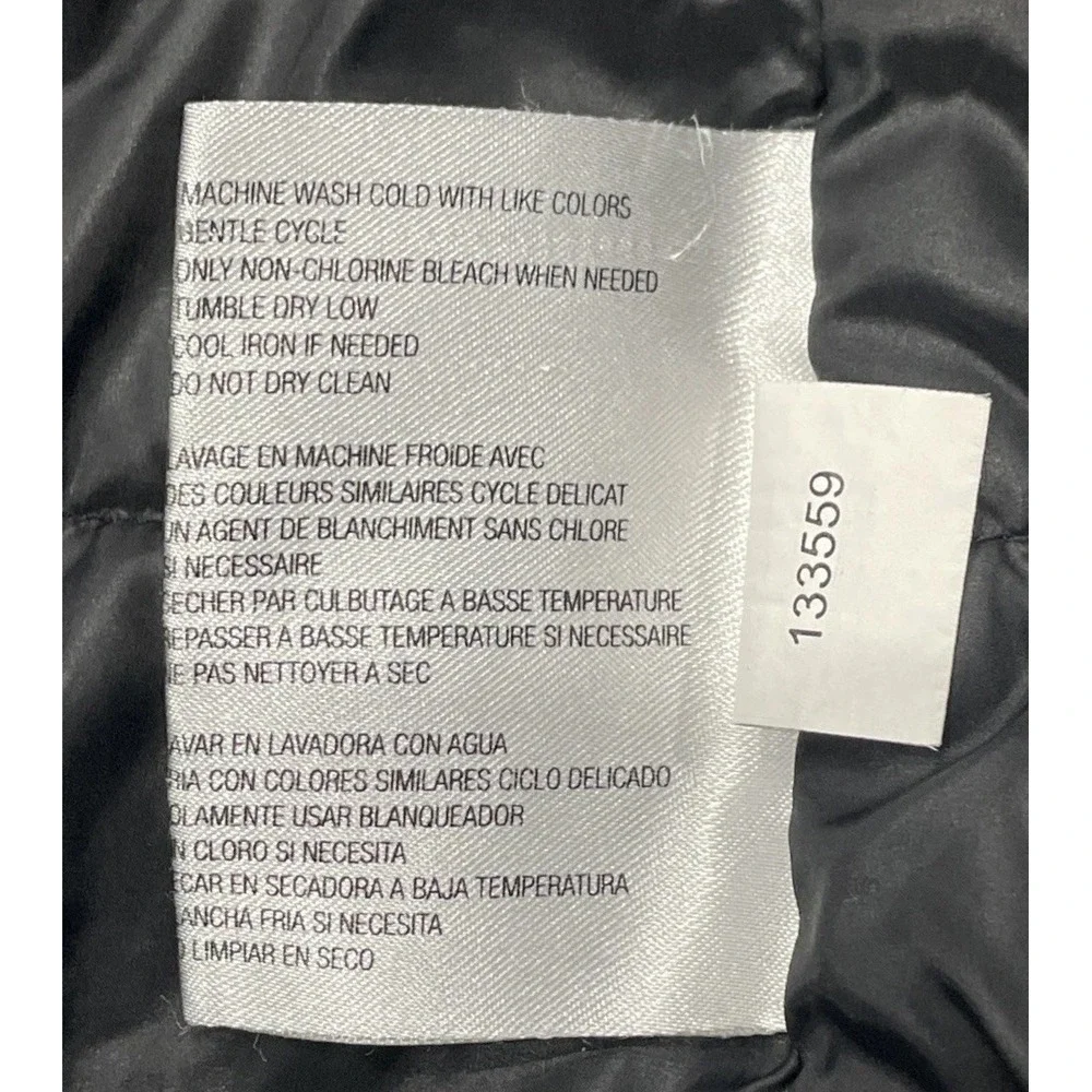 Michael Michael Kors Woman's Bomber Jacket Wind‎ Gray Black Size S